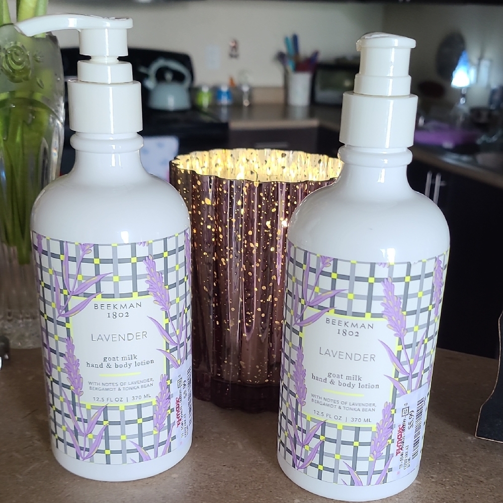 NWT! Beekman 12.5oz Lavender Lotion (Set Of 2)